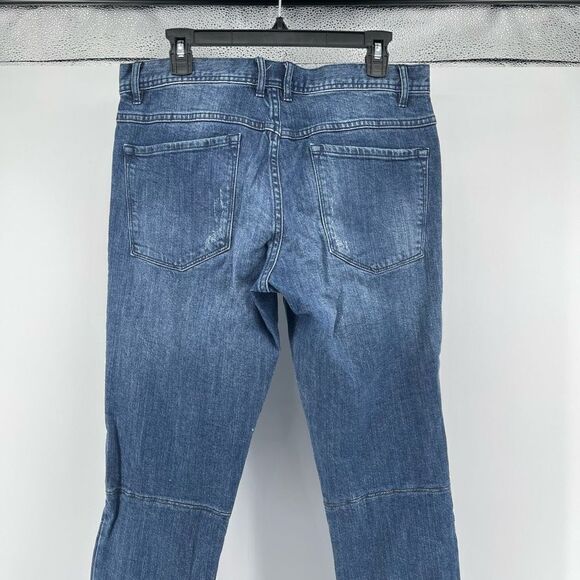 Decoy Men’s Moto Distressed Skinny Fit Denim Jeans Size 32 - Picture 6 of 12